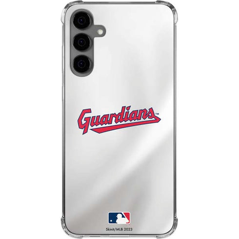 MLB Cleveland Guardians Home Jersey Galaxy S24 Plus Clear Case